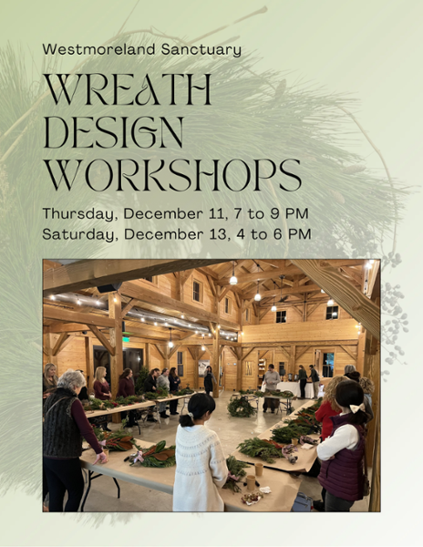 Wreath Design Workshop at Westmoreland Sanctuary